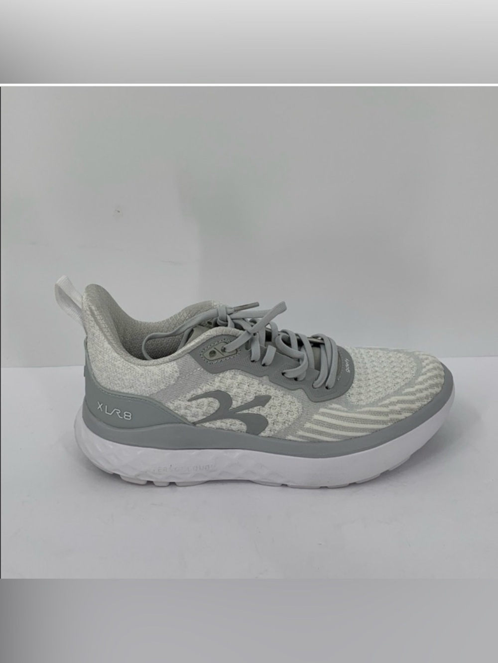 GDefy Gravity Defyer running shoe sneaker gray white VersoCloud insole women 8.5